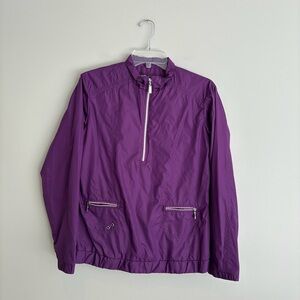AUR Storm Pack Water Repellant Vibrant Purple Windbreaker